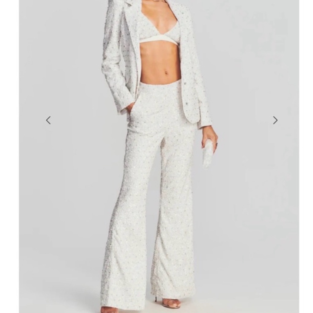 Lyra Sequin Pant Retrofete Bridal Pants